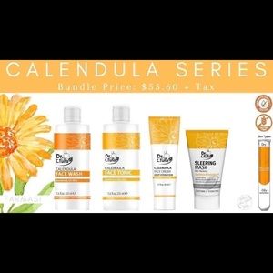 Calendula Gift Set Face Wash Tonic Cream Sleep mas